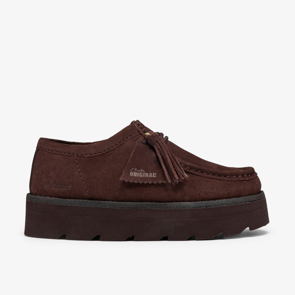 Clarks (Standard, 6 (Adults')) Meare Walla. Chocolate Sde