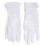Pair Protective Anti-Slip White Cotton Work Driving Gloves 2