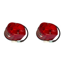 2X Motorcycle Rear Brake Tail Light for St70 Dax St50 St90 Ct50 Ct70