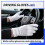 Pair Protective Anti-Slip White Cotton Work Driving Gloves 3