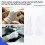 Pair Protective Anti-Slip White Cotton Work Driving Gloves 5