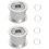2pcs for  A1  X/Y-Axis Smooth and Durable Idler Pulley for 3D Printer Timing Belt Replaceable Idler Pulley 4