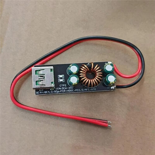 QC4.0 QC3.0 USB Type-C Mobile Phone Quick Charge Adapter 6-35V Step-Down Boost Module for SCP/FCP 1