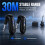 2.4G Wireless Guitar System Guitar Wireless Audio Transmitter Receiver for Electric Guitar Electric Instruments 2