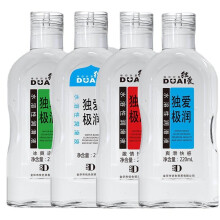 (Xuanzilan 6g lubricant) Dualove Lubricant Gel 220ml Water-Based Personal Lubricant Body Sex Lube for Men Women, Long Lasting Smooth