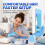 Automatic Needle Threader for Sewing Machine Multitool,Multifunctional Hemmer Guide, Seam Ripper, Needle Threader 7