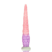 (S) A181 Beginner Extra Soft Long Tentacle Butt Plug, Alien Octopus Anal Trainer, Portable Travel Sex Toy