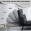 4-in-1 Velvet-Feel Double Sofa Bed, with Pillows - Black 7