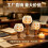 (3Ser) Halloween Pumpkin LED Candle Light Flickering Flame Aromatherapy Decor Lamp Orange for Indoor Table 1