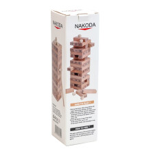 (Digital stacking height) Children Educational Stacking Tower Game Balance Building Blocks Wooden Blocks Pull Out Party Table Toy