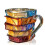(Book cup b) 3D Painted Book Mug Novelty Book Coffee Mug Creative Gift Ceramic Cup 400ml 2