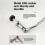Medium Foldable  Fishing Reel Handle Fishing Reel Handle Replacement Rocker for 2500-4000 Handle Silver 4