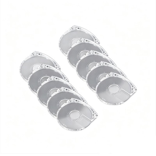 10Pcs Clear UMD Disc Case Shells for  PSP 1000 2000 3000, Hard Plastic Game Storage Protective Box Covers 1