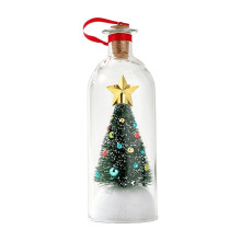 Recordable Christmas Tree in Bottle - Voice Recording Ornament (1Pc)