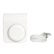 Protective Camera Case with Adjustable Shoulder Strap, for Instax 13 Instant Camera` White