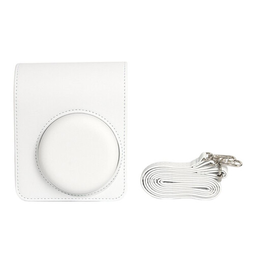 Protective Camera Case with Adjustable Shoulder Strap, for  Instax  13 Instant Camera` White