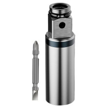 Electric Screwdriver Inverter Shaft with Impact-Ready Adapter, Drill Bit and Heavy-Duty Alloy Extension