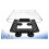 Supporto Magnetico per Auto per Starlink per  con Copertura Protettiva, Base Magnetica Resistente, Supporto da Tetto con Schermo per  e 5
