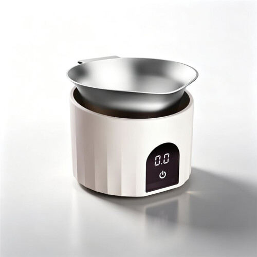 Digital Coffee Scale with Precise Measurement for Espresso Machines - Electronic Bean Measuring Scale with Display Tray 1