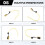 Plugue Do Conector Do Sensor de Colisão Compatível com 77930-SWA-E11 77930-T0A-J21 para  CR-V 2007-2016 Elysion RR7 2012-2016 6