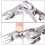 1Pcs Laboratory Spherical Joint Clamp Stainless Steel  Socket O  Connector Clip Laboratory Tool Anti Rust 6
