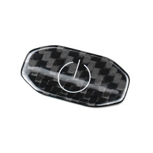 Real Carbon Fiber for Charger 2024 2025 2026 Engine Start Stop Button Cover Trim Interior Accessories