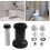For Geberit Duofix Wall Hung WC Frame Pan Connection Pipe PE/PP Material and Satin Chrome Cover 3