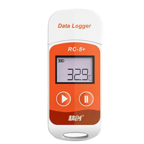 Elitech RC-5+ USB Data Logger Recorder, Reusable Temperature Logger for Refrigeration Cold Chain Transport & Labs B