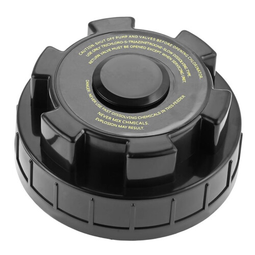 Chlorinator Cover Fit for  Cl200 CL220 Automatic Feeder with Tight Threads O-Rings Pool Dispenser Upper Lid 1