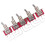 5Pcs for Salecom T80-T 3Pin SPDT Right Angled PCB Mount  Toggle  5A/125VAC 3