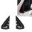 Painel Triangular para Espelho Retrovisor Lateral, com Acabamento Triangular, Código 9025EQ 9025EP, para  C4 2004-2010 2