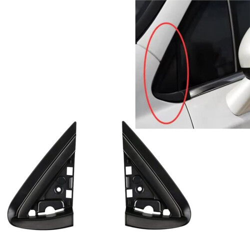 Painel Triangular para Espelho Retrovisor Lateral, com Acabamento Triangular, Código 9025EQ 9025EP, para  C4 2004-2010 1