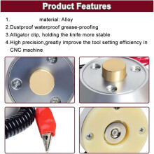CNC Z-Axis Tool Setting Touch Plate Probe for Milling and Engraving Machines for CNC Router Milling Machine