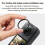 2-Pack Tempered Glass Lens Guard Protector for  X5, Auto-Recognizable Protective Lens Cover Camera Accessory 2
