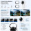 2-Pack Tempered Glass Lens Guard Protector for  X5, Auto-Recognizable Protective Lens Cover Camera Accessory 3
