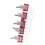 5Pcs for Salecom T80-T 3Pin SPDT Right Angled PCB Mount  Toggle  5A/125VAC 4