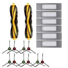 For Deebot Replacement Parts Kit: Main Brush, HEPA Filters & Side Brushes for OZMO 920/950/T8/N Series/DX Series