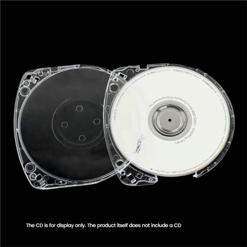 10Pcs Clear UMD Disc Case Shells for  PSP 1000 2000 3000, Hard Plastic Game Storage Protective Box Covers