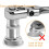 1.5" Tub Drain Extractor Removal Tool for Stubborn Rusted Broken Pipe for Bathtub Drain Repair Work 5