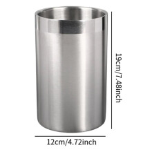 Stainless Steel Ice Bucket for Beer, Champagne, and Party Drinks - Perfect for Home and Outdoor Use