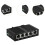 Industrial Ethernet  100Mbps High Performance 5 Port Compact Ethernet Splitter Unmanaged Network  Hub 3