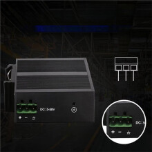 Industrial Ethernet 100Mbps High Performance 5 Port Compact Ethernet Splitter Unmanaged Network Hub