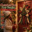 Festive Quilted Christmas Door Hanging DIY Sewing Kit for Beginners, Large Patchwork Fabric  Set 2