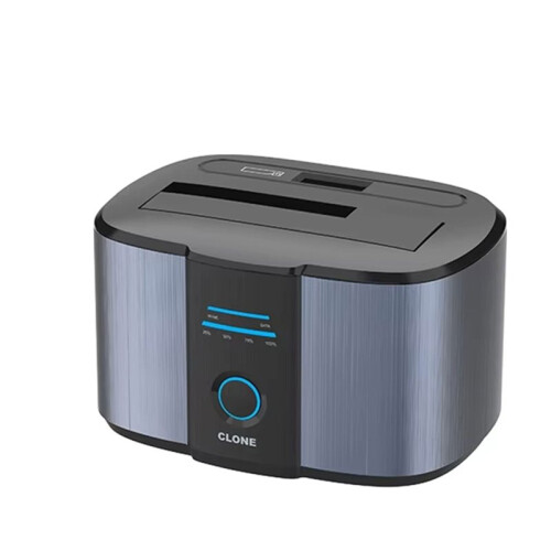 Dock de Disco Rígido Externo USB3.0 para SSD HDD M.2  NVMe de 2.5/3.5 Polegadas com Função de Clonagem Offline e Plugue EU