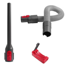 Flexible Hose, Crevice Nozzle & Lock Clip Replacement Parts Compatible with V7 V8 V10 V11 V15 Outsize Vacuum