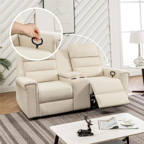 2 Pack Sofa Recliner Parts Pull Cable Replacement, D- Release Pull Handle with S Tip for Couch Sofa Recliner Repair 1