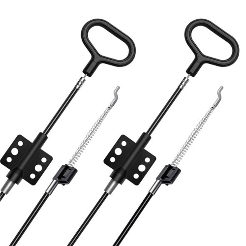 2 Pack Sofa Recliner Parts Pull Cable Replacement, D- Release Pull Handle with S Tip for Couch Sofa Recliner Repair