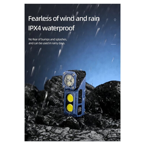 T615 Multi-Functional Portable Rotating Flashlight, 500LM, 700mAh, Rechargeable Flashlight, Magnetic, with Clip 1