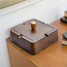 Windproof Ashtray with Cover,Indoor Outdoor Use,Square Ash Tray for Smokers At Home, Offices, Terrace, Patio and Parties