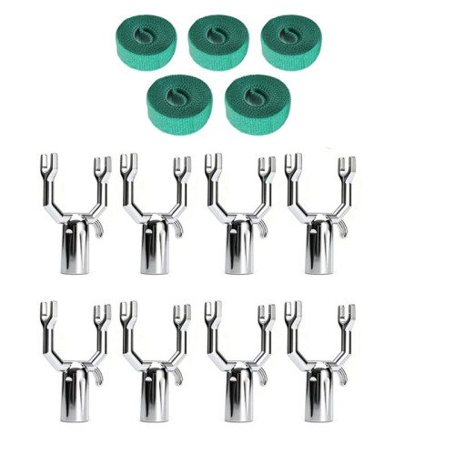 8 Pcs Tree Branch Support Metal Tree Crutch Support Device Tree Leaning Tree Straightening Kit Propping  Branch